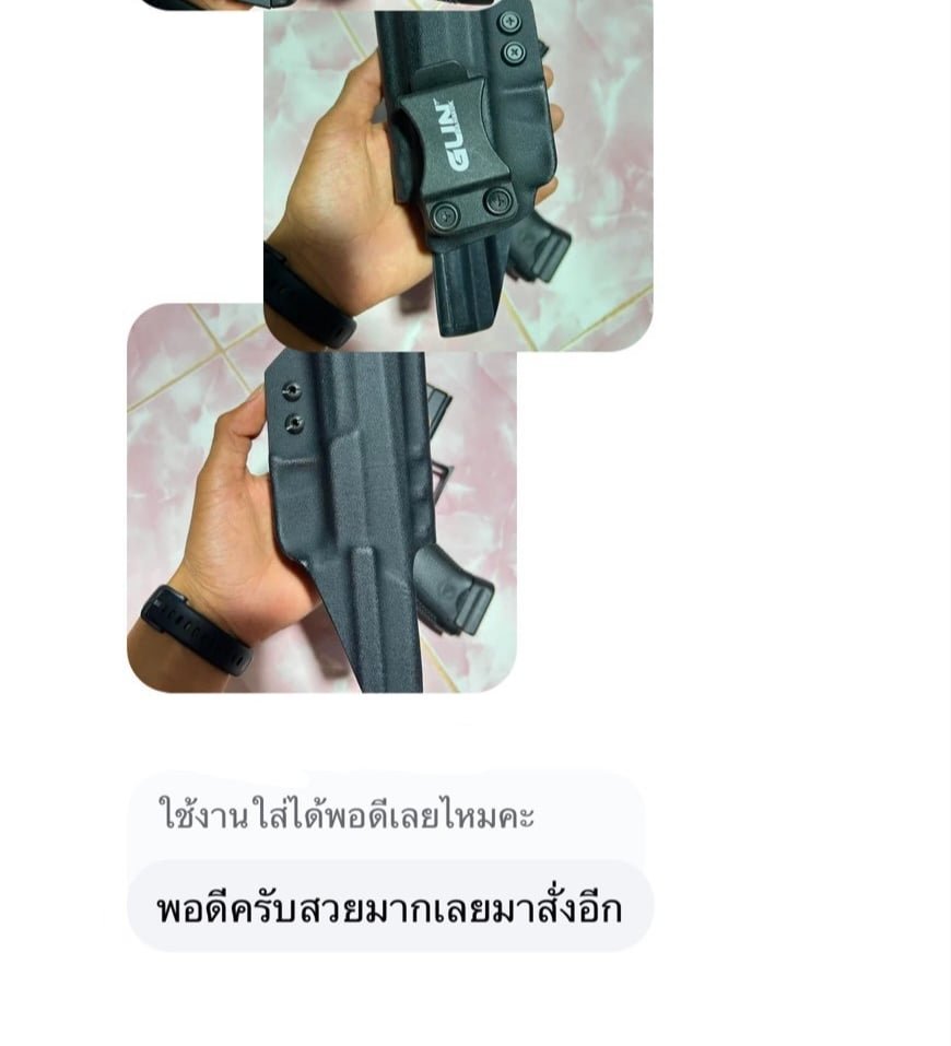 รีวิวจากลูกค้า GUN BANGKOK — พอดีครับ สวยมากเลย มาสั่งอีก